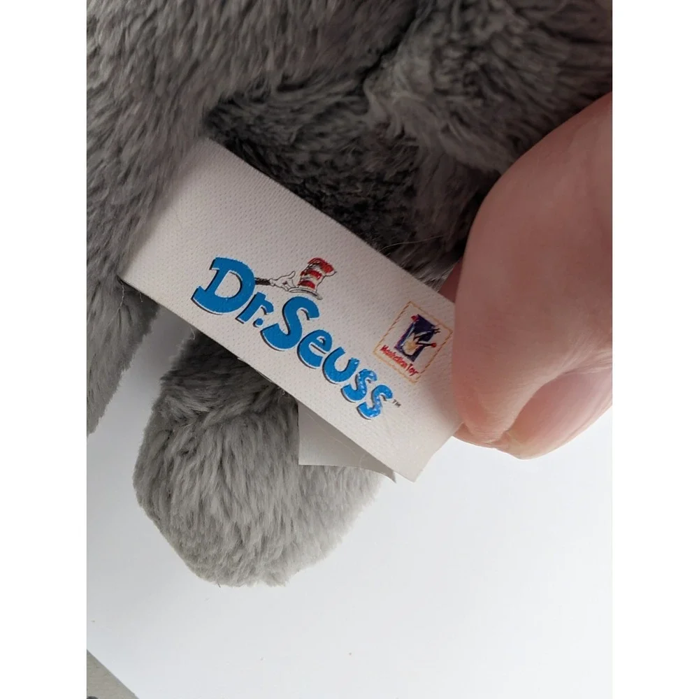 Manhattan Toys Dr Seuss Horton Elephant Mini Puppet 5 Inch 2008 Plush Lot‎